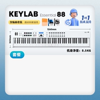 S Классический возврат к Essential 88 Key White [Отправить учебник+Руководство+Массивные ресурсы]