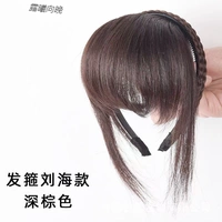 Ободок, челка изготовленная из настоящих волос