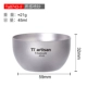 TA8743-F Pure Titanium Ice Flower Double-Layer Tea Cup 45 мл цвет