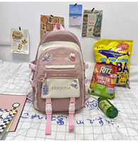 Розовый с 4 значками