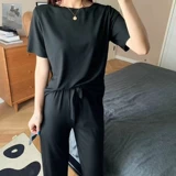 Летняя шелковая цветная большая эластичная пижама, кондиционер, комплект