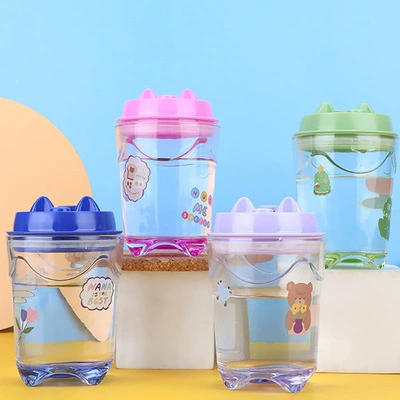 Детский милый стеклянный стакан, подарок на день рождения, делается под заказ, с печатью вашего логотипа