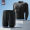 Green field black suit long sleeved top+5-layer double layered swimming trunks