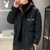 Playboy, зимний пуховик, утепленная куртка, коллекция 2021, оверсайз