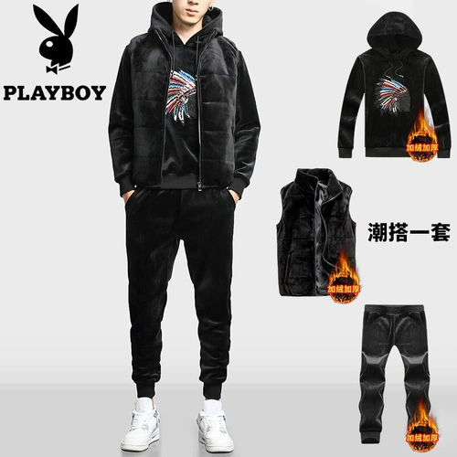 Playboy, бархатная демисезонная толстовка, утепленная куртка