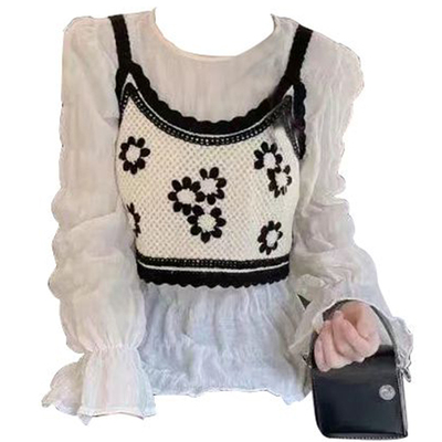 taobao agent Autumn sexy shirt, jacket, strap bra