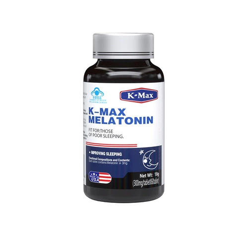 Бренд Kangmus Mengning Mengning Melatonin 60 Таблетки для улучшения сна в оригинальном флагманском магазине RK крупного аптека RK