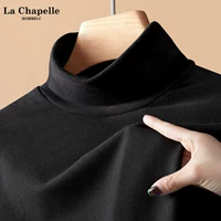 [Plel of Velvet Half -neck] черный (сплошной цвет)