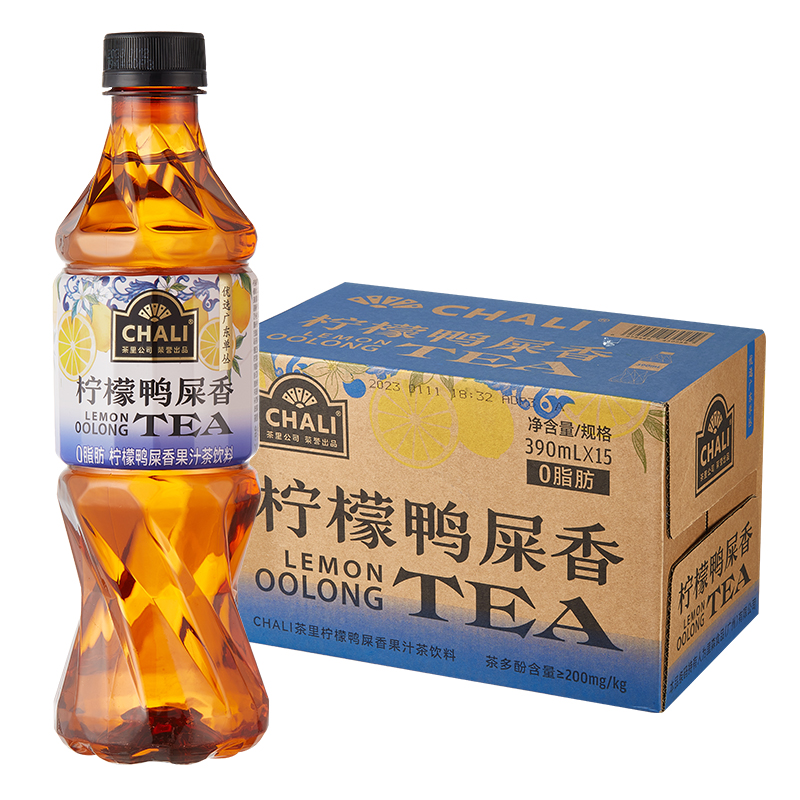 CHALI 茶里 鸭屎香/乌龙茶/菠萝白茶/高山红茶  390ml*15瓶整箱