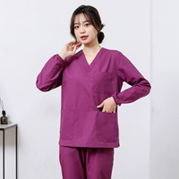 Сиреневый лонгслив, нарукавники, комплект, поликоттон