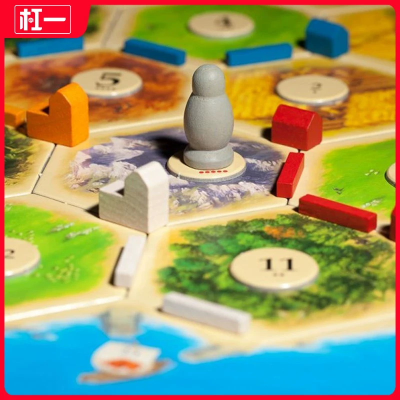 [Один настольная игра] Catan: Базовый Катану варварский бизнесмен расширенный Катану остров Китайская подлинная настольная игра