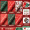 Рождественская смесь 12 + красная / зеленая горячая проволока 4 + кран Раффи доставка цветов + двойной клей