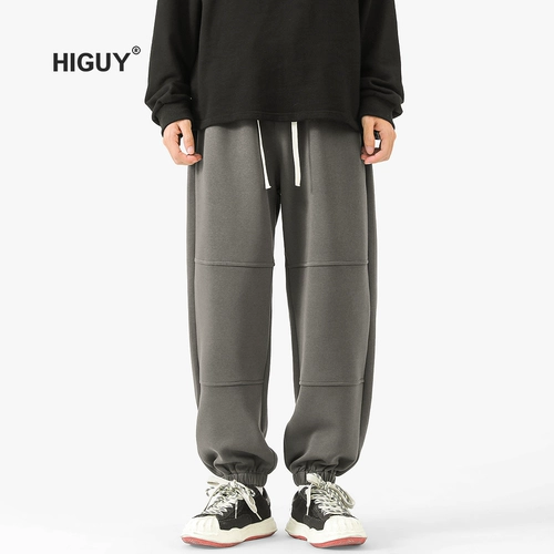 Японские ретро осенние штаны, повседневные брюки для влюбленных, свободный крой