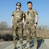 Камуфляжная летняя быстросохнущая футболка, короткий рукав