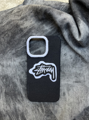 Stussy Handmade Metal Kickstand : Roaring Bear Line Art – 16, 15, 14, 13, 12 iPhone Case