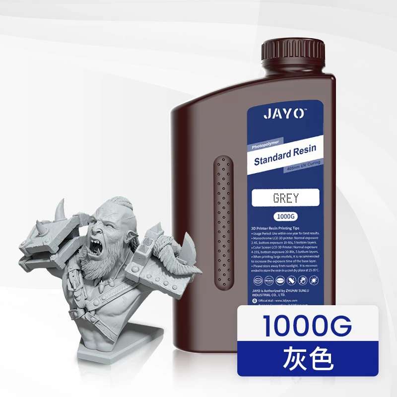 JAYO жесткая фоточувствительная смола для 405 нм световой отверждения высокоточная 3D-расходная смола водоотмываемая прозрачная LCD многоцветная подходит для Anycubic creative трехмерной ELEGOO Love Cool Saturn