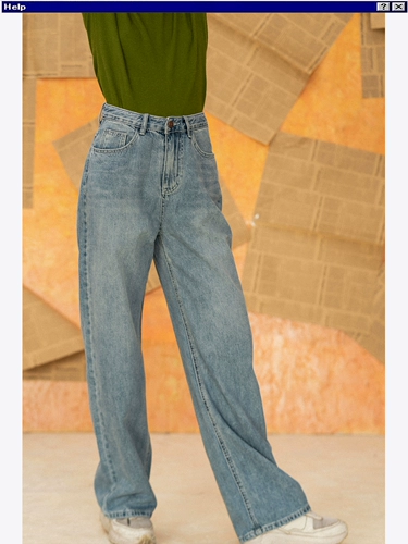 Светлые зимние прямые свободные джинсы, свободный крой