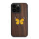 Real Butterfly Specimen Unique Cool New Phone Cases Covers Solid Wood Custom Made Handmade High End Premium Plus/Pro/Max – iPhone 16, iPhone 15, iPhone 14, iPhone 13, iPhone 12
