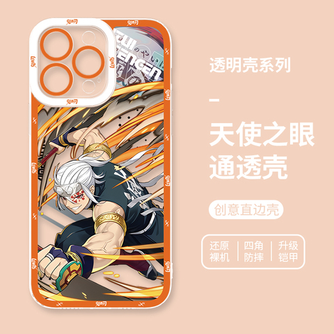 Demon Slayer Anime Clear Transparent iPhone Case