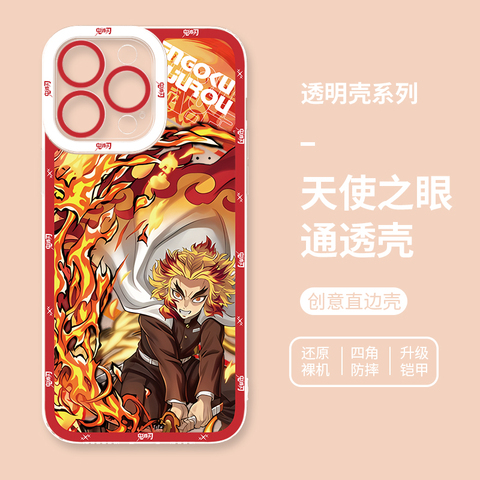 Demon Slayer Anime Clear Transparent iPhone Case
