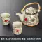 Ấm trà công suất lớn, tách trà, ấm pha trà, pha trà tại nhà, gốm sứ trắng xanh, bộ trà cổ điển Trung Quốc có đầu lọc bình trà điện bộ ấm chén camellia Ấm trà - Bộ ấm trà