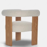 Современный и минималистичный диван из натурального дерева для отдыха, дизайнерский стульчик для кормления