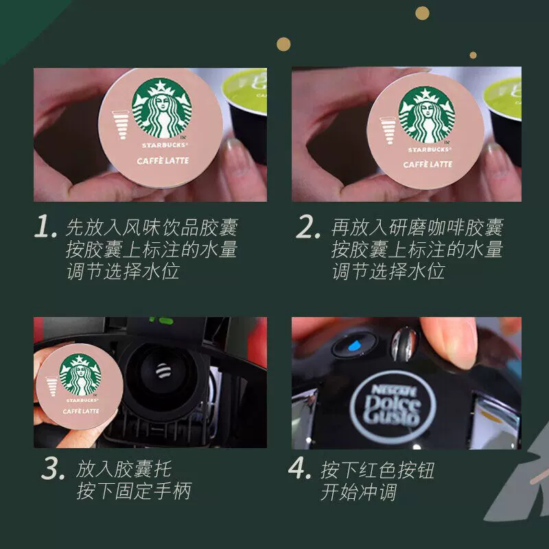 Капсула оригинального импорта кофе Starbucks