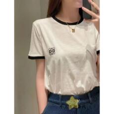 电竞t恤 代购loewe/罗意威 24fw新款胸前刺绣logo休闲圆领短袖男t恤女 OTHER Loewe/24FW