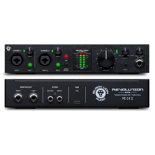 Black Lion 6x6 Sound Card 2x2 Live Singing Singing Single Computer Внешний USB -звуковая отладка.