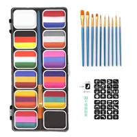 Окрашенная кисть, наклейка, 32 цветов, 1 оттенок, 10 шт