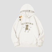 Классическая белая толстовка с капюшоном