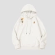 Белая толстовка с капюшоном, с медвежатами
