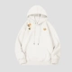 Белая толстовка с капюшоном, с медвежатами
