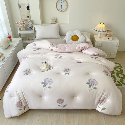 玉芙妮母婴级大豆纤维被子秋冬加厚被芯单人被子双人被子整张棉被