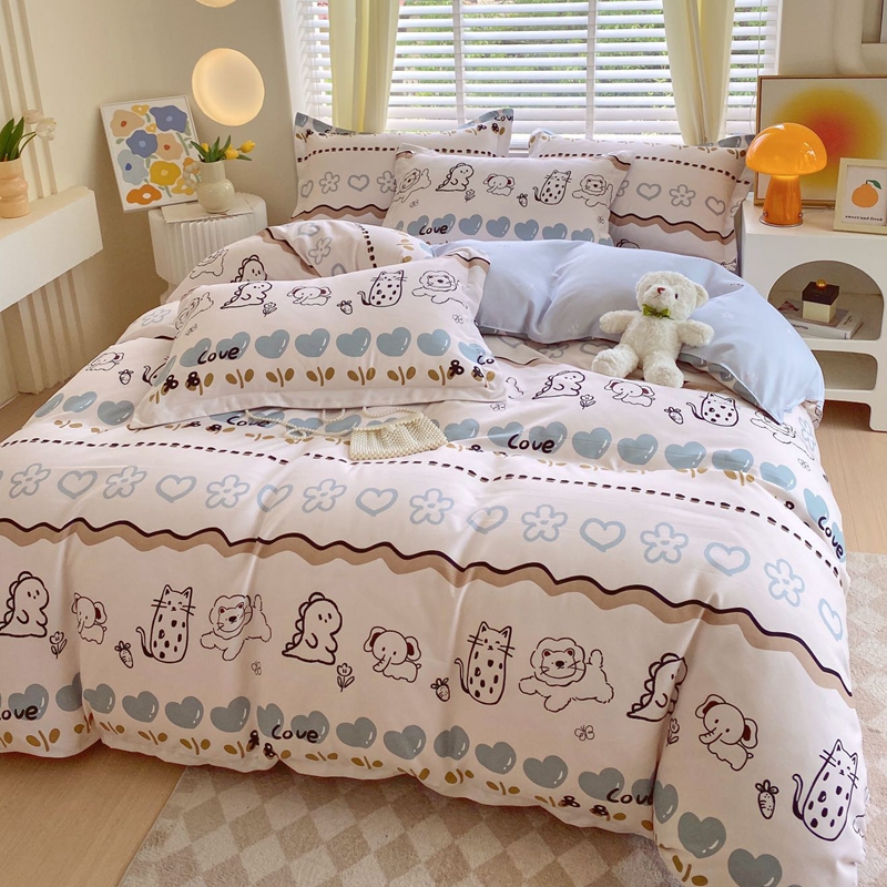 【开学季大促】小清新ins风四季款亲肤磨毛工艺四件套学生三件套 【开学季大促】小清新ins风四季款亲肤磨毛工艺四件套学生三件套