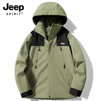 Мужской матча зеленый [одиночное пальто]