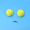 2 tennis balls with buckles without rubber bands