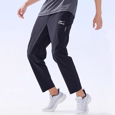 ER-KE短袖t恤男夏季男士跑步透气健身冰丝速干男女款运动休闲长裤