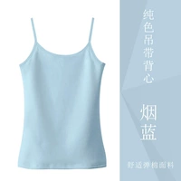 Синий топ с чашечками