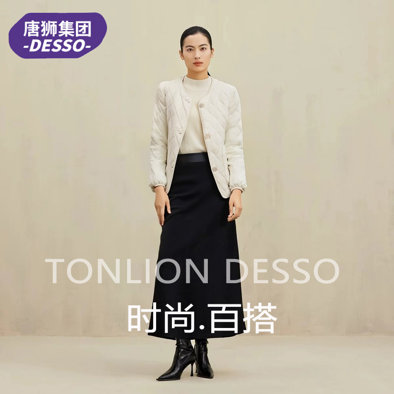 唐狮 DESSO 德索 无领显瘦短款 女式棉服外套 淘宝优惠券折后￥39.9包邮（￥299.9-260）多款多色可选