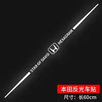 [Super Anti-Light Silver White] [Long Strip-Honda]