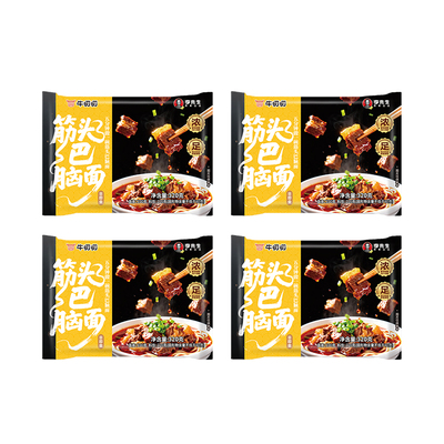 李先生/牛叨叨筋头巴脑面酸菜牛肉面速食汤面非油炸