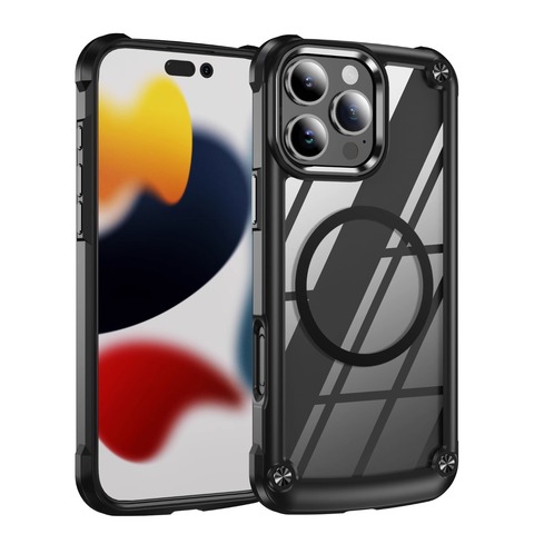 Tough Shockproof Drop Resistant Transparent Anti Slip MagSafe 16, 16 Plus, 16 Pro, 16 Pro Max iPhone Case