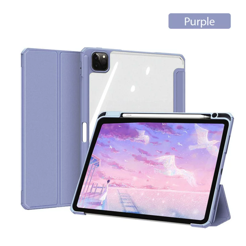 Совместимо с 2022 iPad Pro 11 12.9 чехол iPad Air4/5 iPad 10th 10.9 Clear Cover