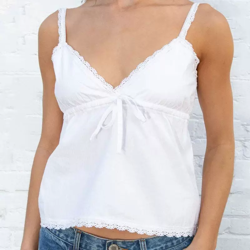 Топ Maemukilabe Fairy Coquette Milkmaid Y2K, белый кружевной, размеры S–L
