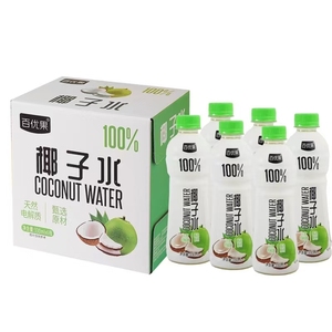 限时补贴到手15.3！百优果椰子水330ml*6瓶