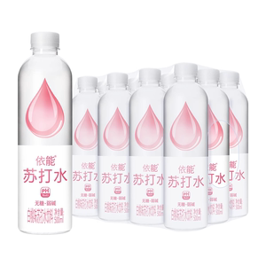 【依能】弱碱0卡苏打水500ml*12瓶
