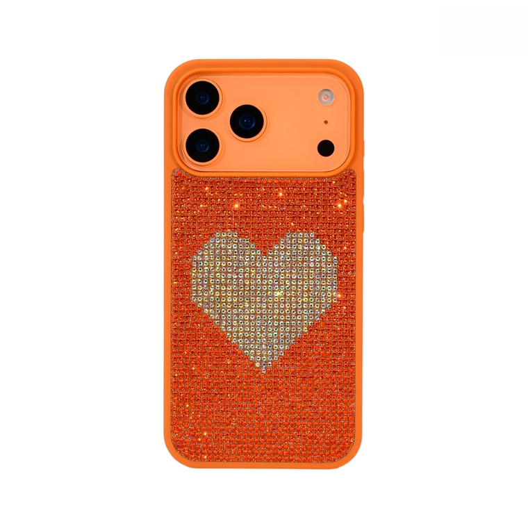 Luxury Rhinestone Heart Sparkle iPhone Case