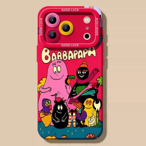 Barbapapa & Friends Vintage Cartoon iPhone Case for iPhone 17, 16, 15, 14 and 13