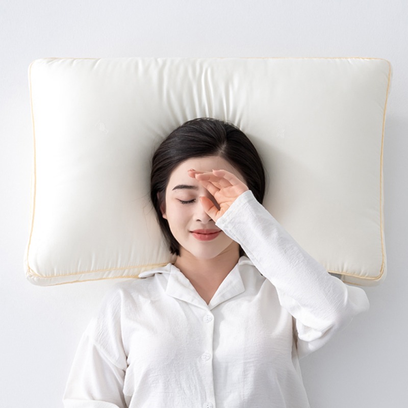 超软糯 全棉提花大豆纤维枕头护颈枕枕芯成人羽丝绒家用高奢枕芯